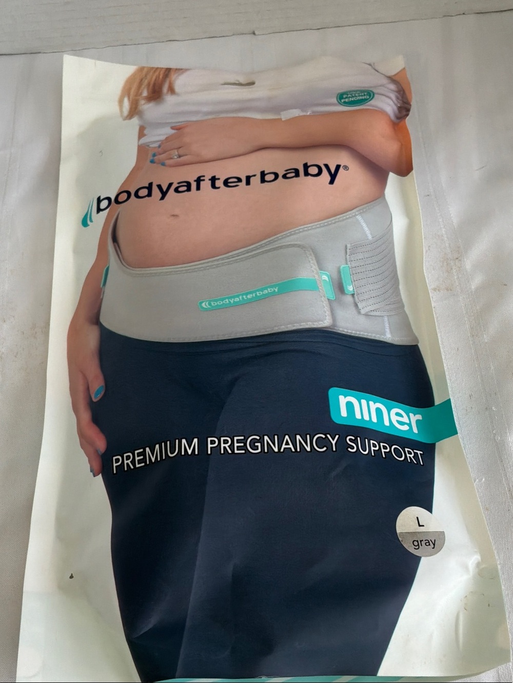 bodyafterbaby Premium Pregnancy Support Belt in Gray size L